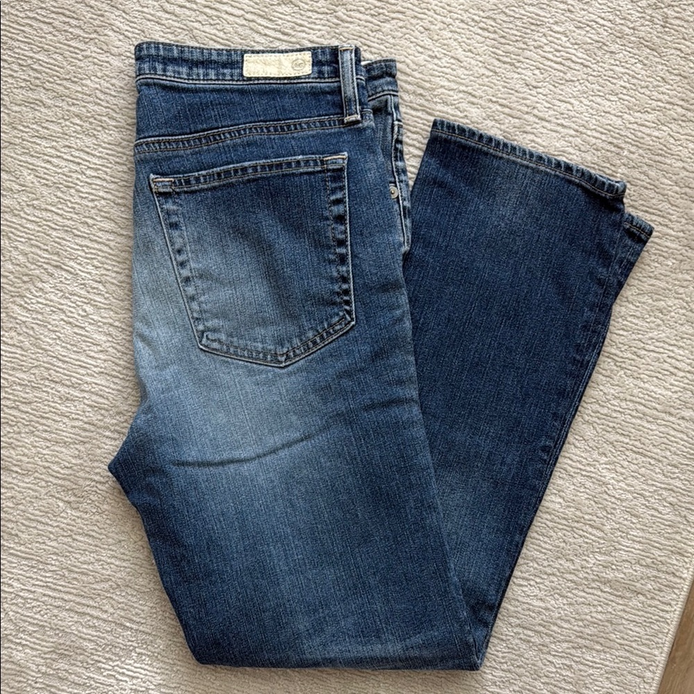 AG The Isabelle High-Rise Straight Crop
